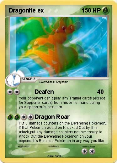 Pokemon Dragonite ex