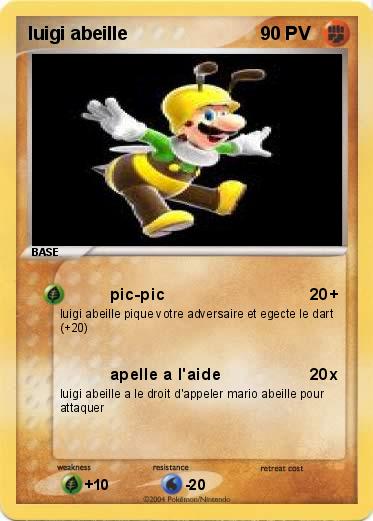 Pokemon luigi abeille