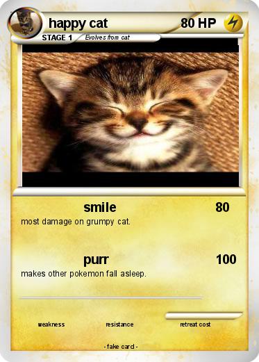 Pokemon happy cat