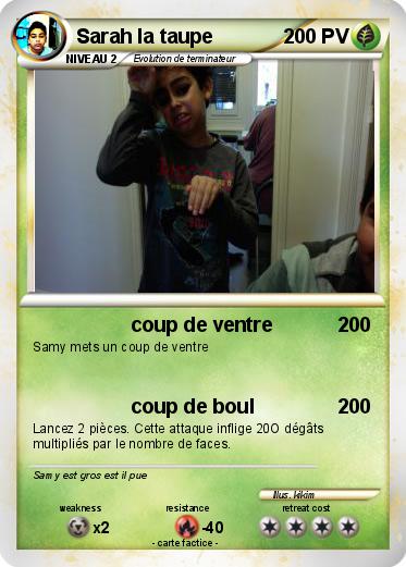 Pokemon Sarah la taupe