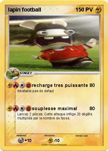Pokemon lapin football