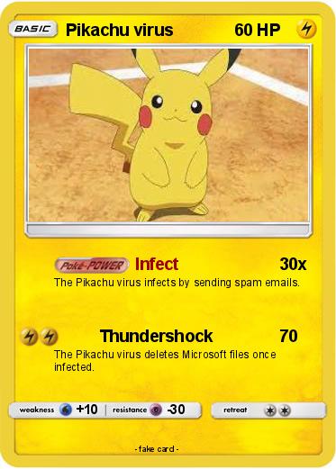 Pokemon Pikachu virus