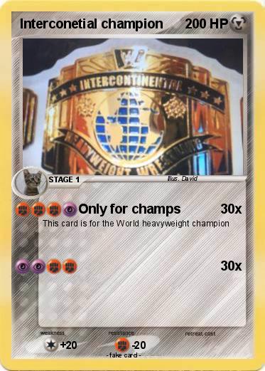 Pokemon Interconetial champion