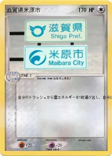 Pokemon 滋賀県米原市