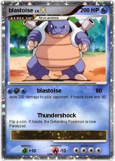 Pokemon blastoise