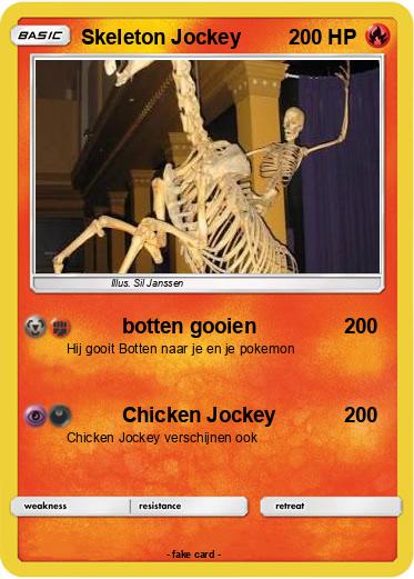 Pokemon Skeleton Jockey