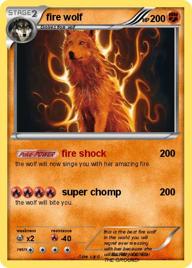 Pokemon fire wolf