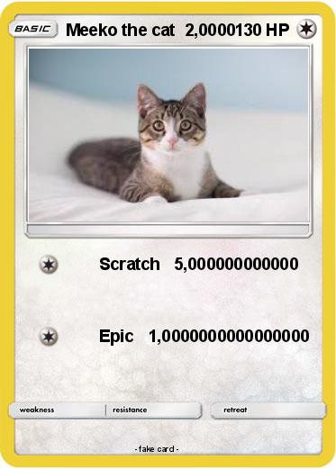 Pokemon Meeko the cat  2,0000