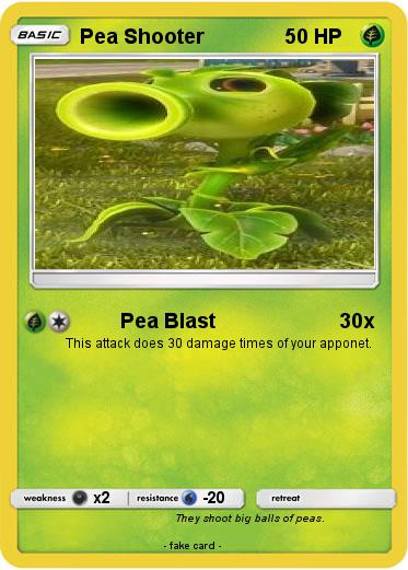 Pokemon Pea Shooter