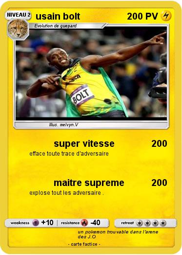 Pokemon usain bolt