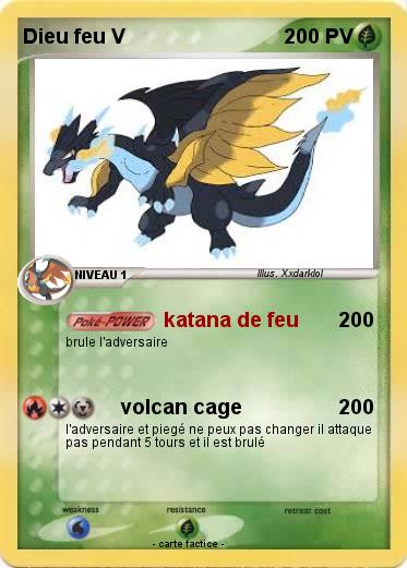 Pokemon Dieu feu V