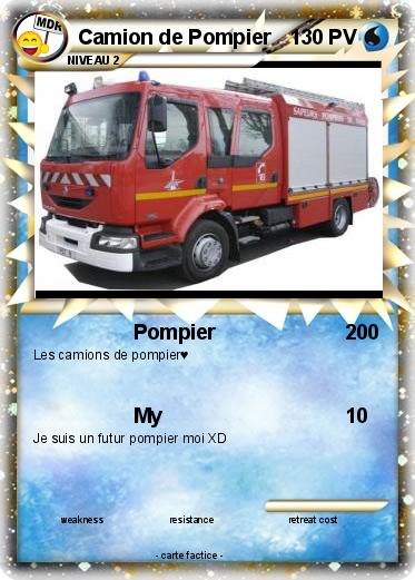 Pokemon Camion de Pompier