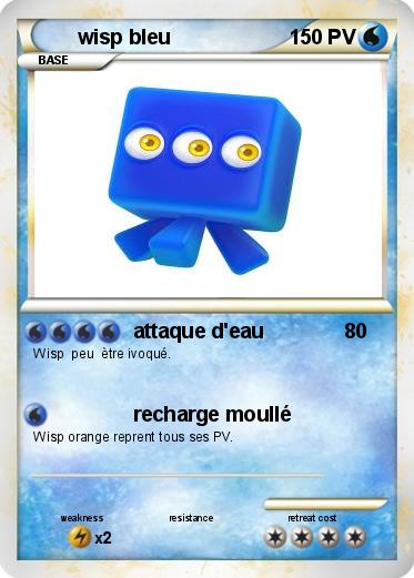 Pokemon wisp bleu