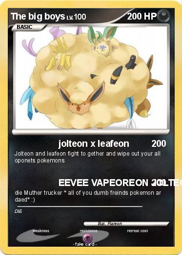 Pokemon The big boys