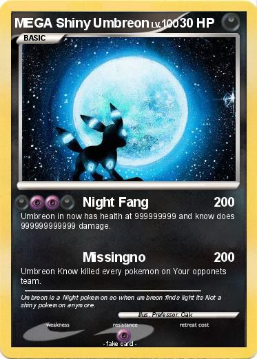 Pokemon MEGA Shiny Umbreon
