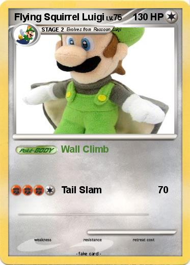 Pokemon Flying Squirrel Luigi