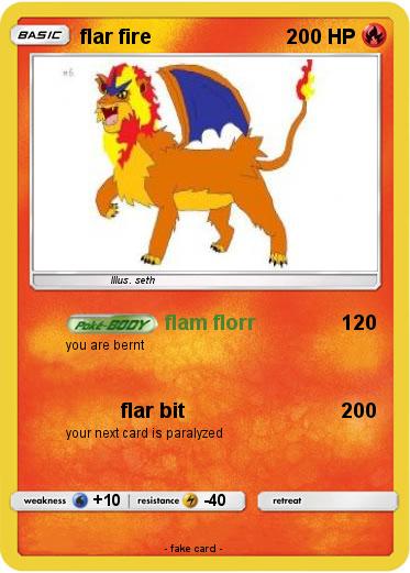Pokemon flar fire