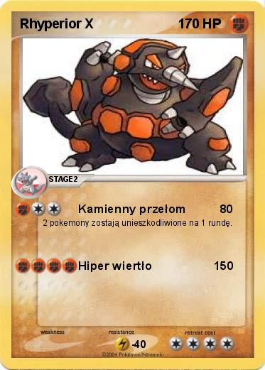 Pokemon Rhyperior X                       1