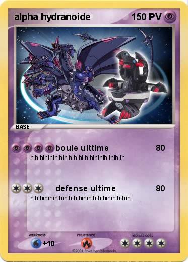 Pokemon alpha hydranoide
