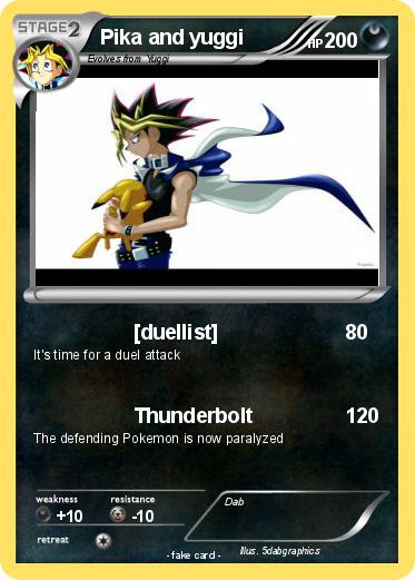 Pokemon Pika and yuggi