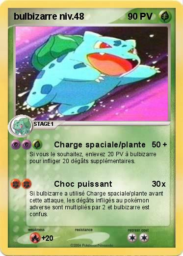 Pokemon bulbizarre niv.48