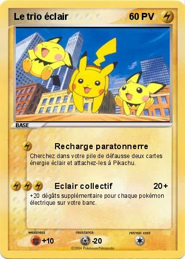 Pokemon Le trio éclair
