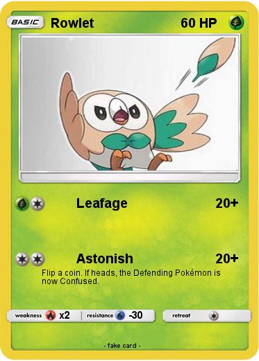 Pokemon Rowlet