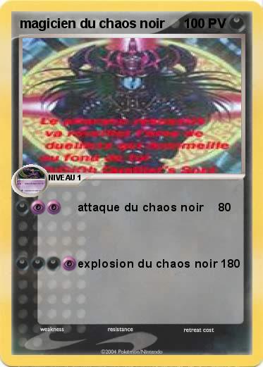 Pokemon magicien du chaos noir