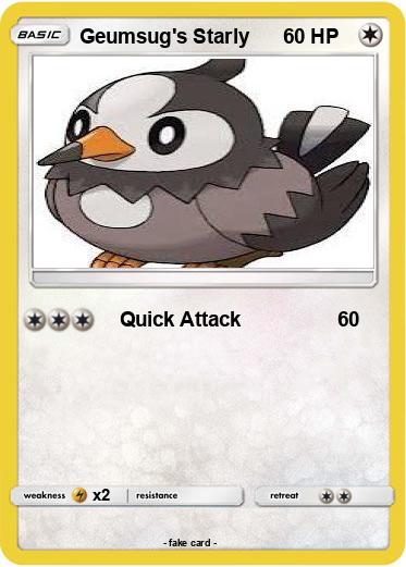 Pokemon Geumsug's Starly