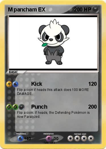 Pokemon M pancham EX