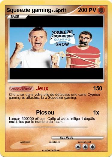 Pokemon Squeezie gaming