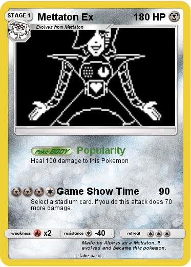 Pokemon Mettaton Ex