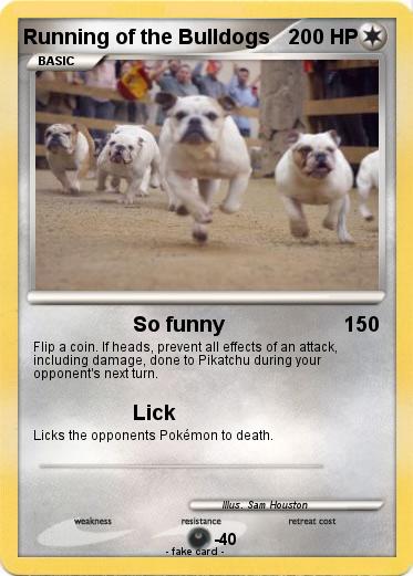 Pokemon Running of the Bulldogs