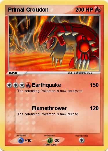 Pokemon Primal Groudon