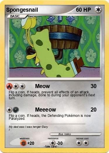 Pokemon Spongesnail