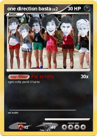 Pokemon one direction basta