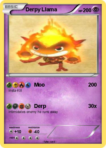 Pokemon Derpy Llama