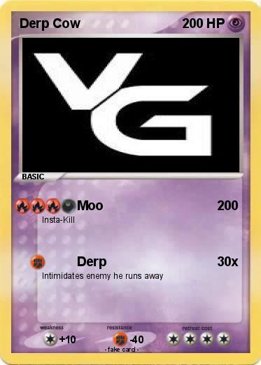 Pokemon Derp Cow