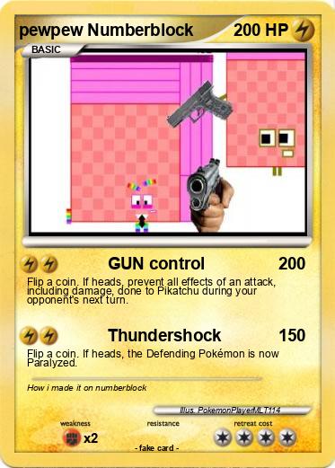Pokemon pewpew Numberblock
