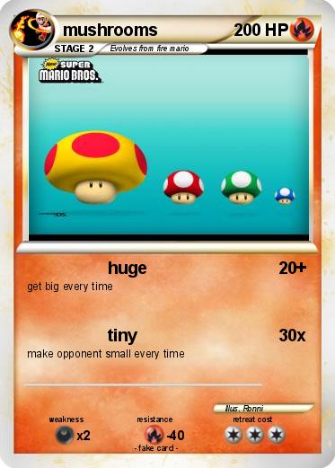 Pokemon mushrooms