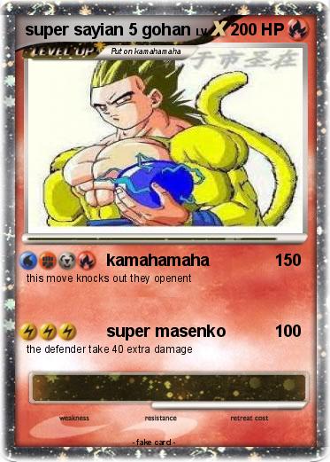 Pokemon super sayian 5 gohan