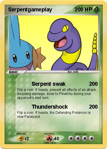 Pokemon Serpentgameplay