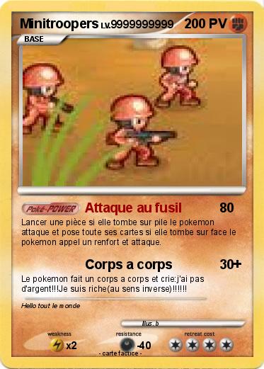 Pokemon Minitroopers