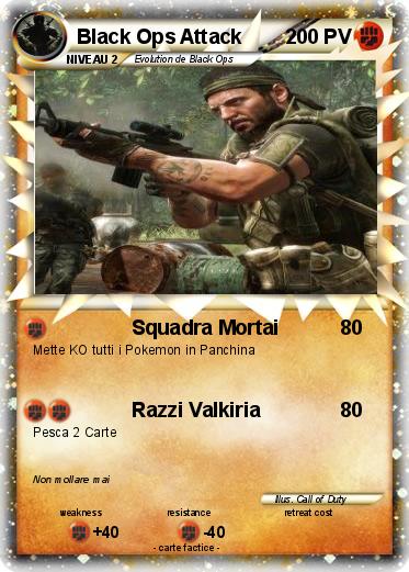 Pokemon Black Ops Attack