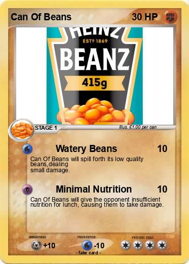Pokemon Can Of Beans
