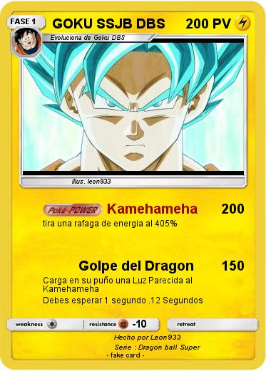Pokemon GOKU SSJB DBS