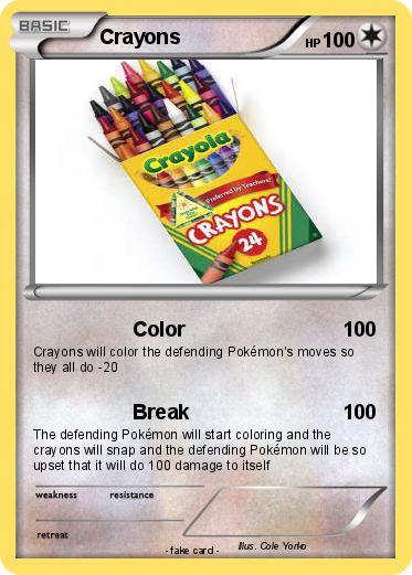 Pokemon Crayons