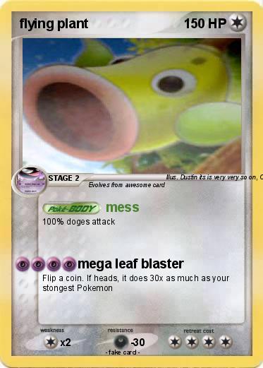 Pokemon flying plant