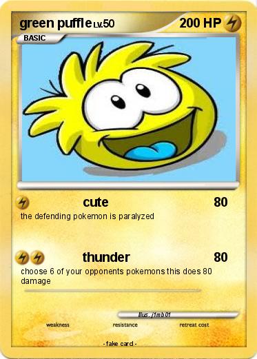 Pokemon green puffle