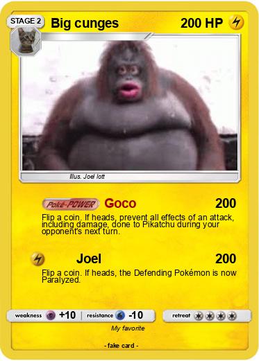 Pokemon Big cunges